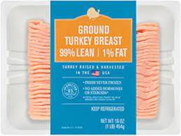 Refrigerate leftovers immediately or discard. Lidl 99 Lean 1 Fat Ground Lidl 99 Lean 1 Fat Ground Turkey Breast 0 Nutrition Information Innit