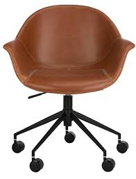 Lot of 8 low back camel leather office chair with padded arms. Och7002b Desk Chairs Furniture By Safavieh