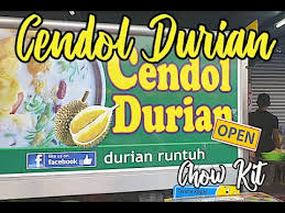 It is commonly found in southeast asia and is popular in indonesia, malaysia. Lifeasmrjocko Episode 060 Cendol Durian Runtuh Chow Kit Kl Youtube