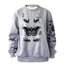 Noonew Women S Harry Tattoos Styles Sweatshirt Medium Gray You Can Find More Harry Styles Tattoo Sweatshirt Sweatshirts Hoodies Womens Fashion