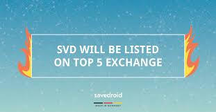 After the funds raising campaign is over, the tokens will eventually be listed on a crypto exchange where you can trade them usually against bitcoin or ethereum. Savedroid Ico Svd Token Will Be Traded On Top 5 Exchange By Savedroid Medium