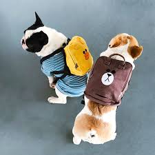 Front, back or classic carrier bag would be best for carrying your dog? Dog Backpack Harness For Small Medium Dogs School Bag For French Bulldog Cartoon Funny Satchel Harness For Pug Yorkies Padded Harnesses Aliexpress