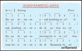 Contoh Lagu Bertema Hewan Yang Bernada Mayor Kelas 5 Sd