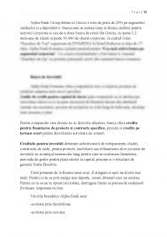 Cu noile pachete de cont alpha bank ai libertatea sa alegi ce ti se potriveste. Referat Practica Alpha Bank 399711 Graduo