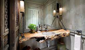 Wood in bathrooms is an option, find out to safely feature epic wooden floors, wooden countertops, reclaimed wood vanity, wooden sinks and tubs and even wooden wall designs! A Natural Treat Live Edge Vanity Top Redefines Modern Bathrooms