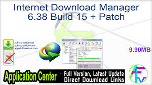 Internet download manager has had 6 updates within the past 6 months. Internet Download Manager 6 38 Build 15 Patch Application Full Version