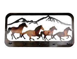 Frequent special offers and discounts up to 70% off for all products! Smw0431 Metal Home Decor Horse Mountain Hat Rack Sunriver Metal Works