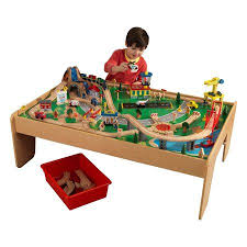 Situé dans la charmante commune du raincy. Kidkraft Waterfall Mountain Train Set Table Walmart Com Wooden Train Table Train Set Table Wooden Train