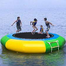 Indoor party games for adults. Inflatable Water Bouncer Trampoline For Adults And Kids Summer Swimming Pool Lake Sea Water Activities Games 10ft Buy Online In Angola At Angola Desertcart Com Productid 201393963