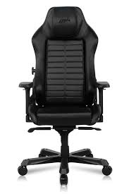 The chair features a blend of pu leather in the main body. Dxracer Master Series Gaming Chair Black Extra Saudi