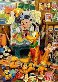 Tenyo disney jigsaw puzzle panel white for 456pieces 18.5x55.5cm 508. Jigsaw Puzzles 2000 Pieces Plutos Pictures Disney Tenyo Disney Art Disney Puzzle 2000