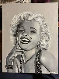 🖌️ I'm enjoying painting with acrylics and thought I'd paint a few  portraits using a minimal palette 🎨 I hope you like this one