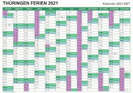 Norsk kalender 2021 med helligdager, ukenummer, flaggdager og månefaser. Ferien Thuringen 2021 Ferienkalender Ubersicht