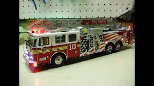 Use custom fdny fire truck and thousands of other assets to build an immersive game or experience. Custom 1 32 Scale Seagrave Fdny Ladder 10 Fire Truck With Working Lights And Siren Youtube