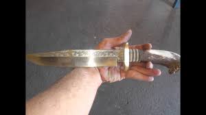 Cuchillo estilo bowie inspirado en el de la película seraphim falls. Bowie La Bestia Cuchillos Angel Moreno Youtube