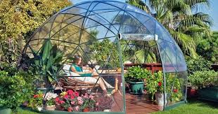The garden igloo has a diameter of 11 ft 9 in (3.58 m), a max height of 7 ft 2 in″ (2.18 m) and a base area of 107 sqft (9.94 sqm), meaning it will fit perfectly in your backyard. This Garden Dome Igloo Is Officially The Hottest Backyard Accessory On Amazon