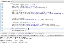 Convert String To Date Date To String In Java Journaldev