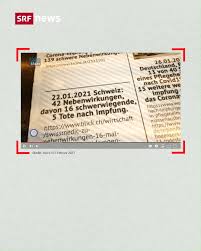 News und hintergründe zur coronavirus pandemie: Srf News Fakecheck Impftote Facebook