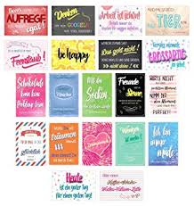 Edition Seidel Set 20 Postkarten Mit Sprüchen Karten Mit Spruch