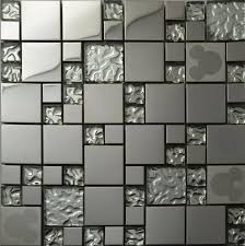 Online Shop Silver Glass Kitchen Backsplash Tile Stainless Steel Glass Mosaic Tiles Random Mick Cheap Kitchen Backsplash Mirror Wall Tiles Mirror Wall Bathroom