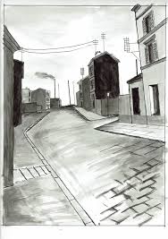 Paesaggio Urbano Da Una Fotografia Disegno Matita A Mano Inchiostrazione China A Mano Colore China A Mano Paesaggi Paesaggi Urbani Disegni