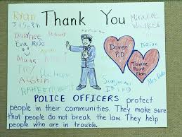 Idea For Thank A Police Officer Day Get Art Classes Kids And Teachers To Join In Making Cards Or Writin Kindness Projects Police Officer Police Appreciation