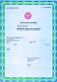 Nomor akta kelahiran sebelah mana. Penerbitan Akta Kelahiran Dinas Kependudukan Dan Pencatatan Sipil