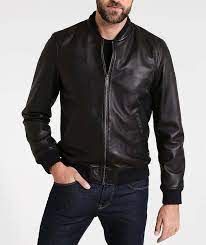 Handmade Black Bomber Leather Jacket For Men S Flight Jacket Custom Made Jacket Bonanzaleather Custom Leather Jackets Leather Jacket Style Leather Jacket Men