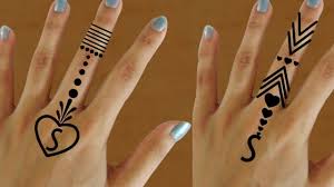 2021 | simple mehandi ki design | finger mehndi design #shorts. Simple Design Mehndi Letter S Name Tattoo