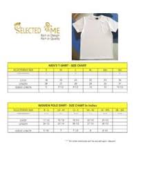 t shirts size chart men women boys and girls