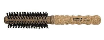 Ibiza Ex2 Small Round Brush With Extended Cork Handle 10 Rows Of Bristles Review Brush Hair Brush Ibiza Hair