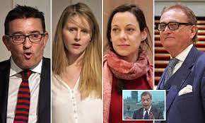 Henry Deedes Watches As Four Brexit Party Meps Turn Their Backs On Leader Nigel Farage Daily Mail Online