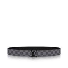 Black And Grey Checkered Louis Vuitton Belt Louis Vuitton Damier Graphite Belt Black Grey Size 105 42 M9808 100 Authenitc Fashion Clothing S Louis Vuitton Louis Vuitton Collection Mens Designer Belts