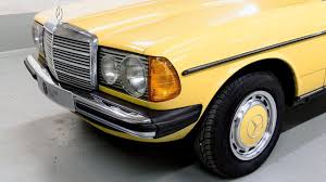 W123 Mercedes Benz 230 Sahara Yellow 1979 Mercedes Benz Mercedes Benz