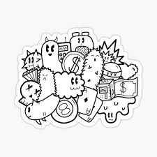 And today, here is the first graphic: Vexx Art Stickers Redbubble