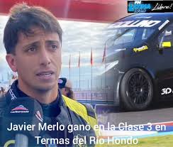 🏆AUTOMOVILISMO, El piloto villamercedino Javier Merlo campeón de la Clase  3 en Termas del Rio Hondo👏👏, El piloto de Villa Mercedes, Carlos Javier  Merlo (Toyota Corolla) ganó por segunda vez en la ...