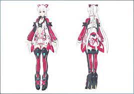 マトイ 設定画 マトイ 戦闘服 ファッションイラスト