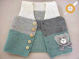 Bebek Yelegi Susleme Teknikleri Bebekler Icin Orgu Yelek Suslemeleri Baby Outfits Baby Knitting Patterns Bebek Yelek