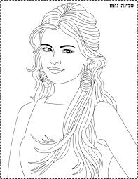 364x470 selena gomez actress coloring page, more selena gomes content. Selena Gomez Coloring Pages Online