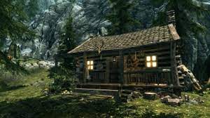 There is an elk carcass on a table against the west wall of the shack that you can freely. Hunter S Cabin Of Riverwood At Skyrim Nexus Mods And Community