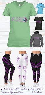 Purple Bike Chain My World T Shirt Shirts For Girls Sports Fashion Design Sport Wear