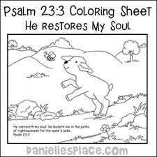 Psalm 23 bible bingo game is a fun way for kids to review the themes in this passage. Psalm 23 3 Sample Lesson