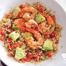 Salade De Quinoa Aux Crevettes Et Avocat Recettes De Cuisine Salade De Quinoa Aux Crevettes Salade De Quinoa