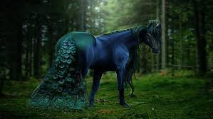 Check spelling or type a new query. Hd Wallpaper Blue Horse Forest Green Woods Tree Fantasy Art Dreamland Wallpaper Flare