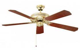 Huge discounts on ceiling fan with light and remote packages. Ceiling Fan Classic Polished Brass 132cm 52 Home Commercial Heaters Ventilation Ceiling Fans Uk