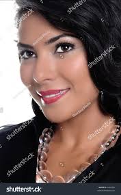 Beautiful Young Latina Socialite Wearing Crystal Stock Photo 6985909