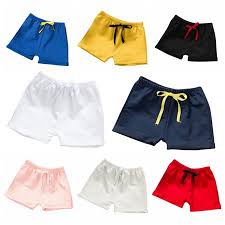 Maraso Infant Baby Girls Boys Summer Solid Color Cotton Shorts Pants