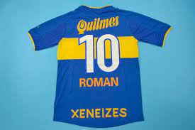 2006 riquelme authentic jersey argentina shirt retro vintage boca maradona. Boca Juniors Home 1999 2000 Retro Jersey Free Shipping