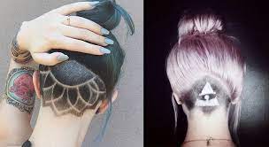 Coupe femme carré plongeant sophistiqué à nuque en dégradé. 30 Undercuts Vues Sur Pinterest Marie France Magazine Feminin