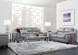 Marielle Gray Leather 3 Pc Living Rooms To Go Living Room Leather Leather Living Room Set Living Room Sets Furniture
